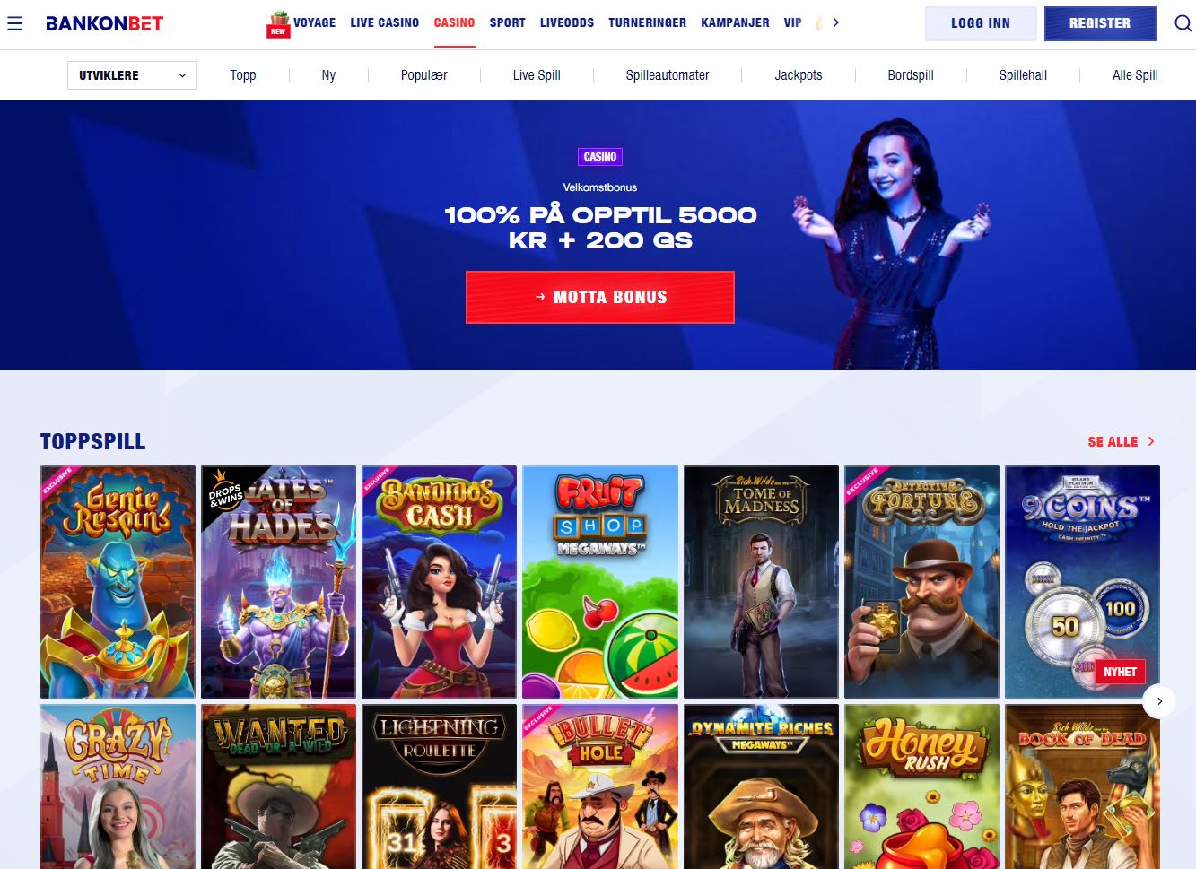 BankonBet Casino Norge (2023)