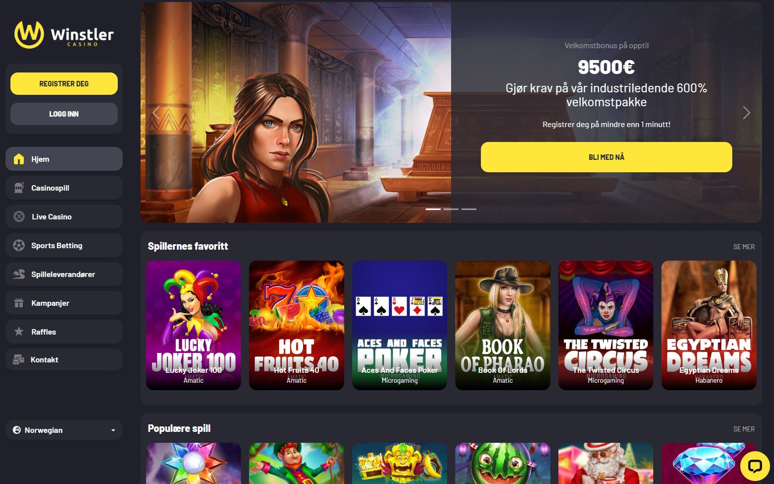 Winstler Casino Norge (2024)