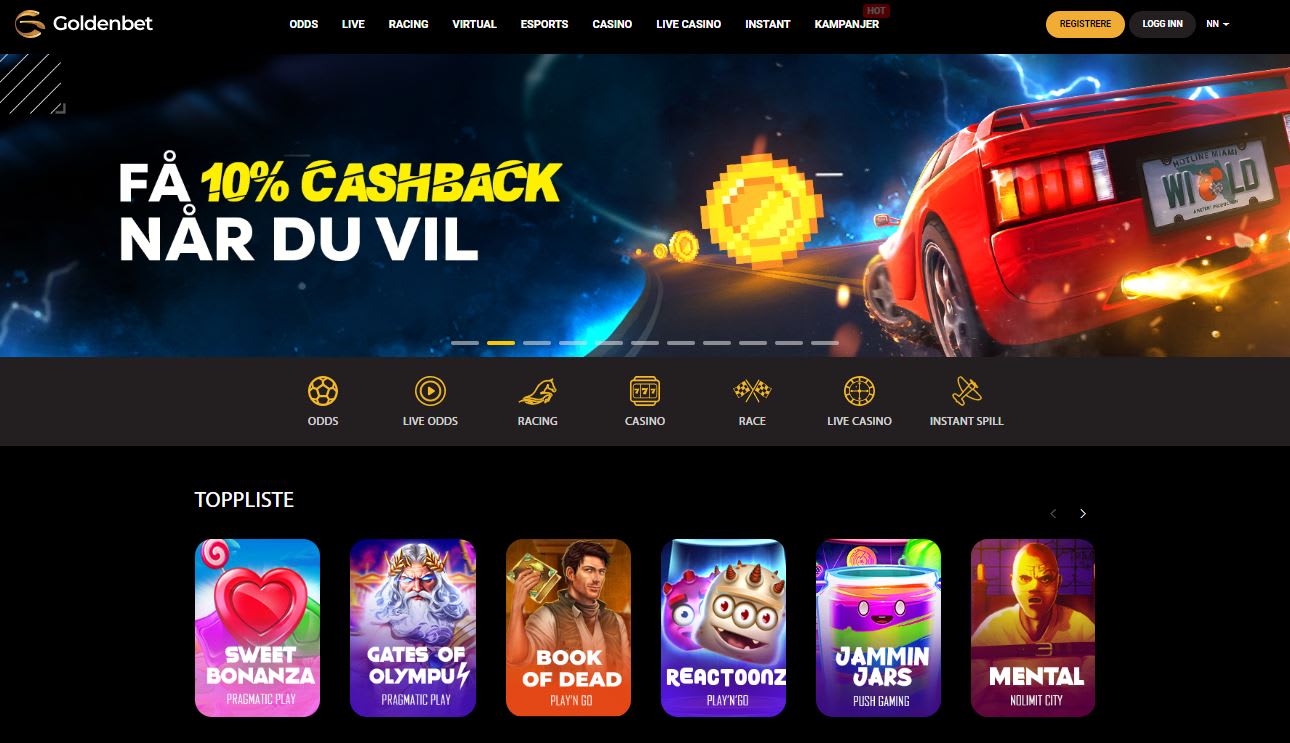 Goldenbet Casino Norge (2024)