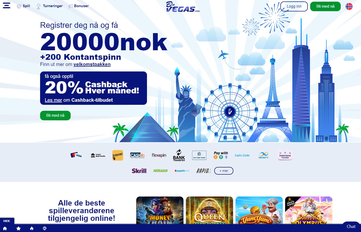 BluVegas Casino Norge (2024)