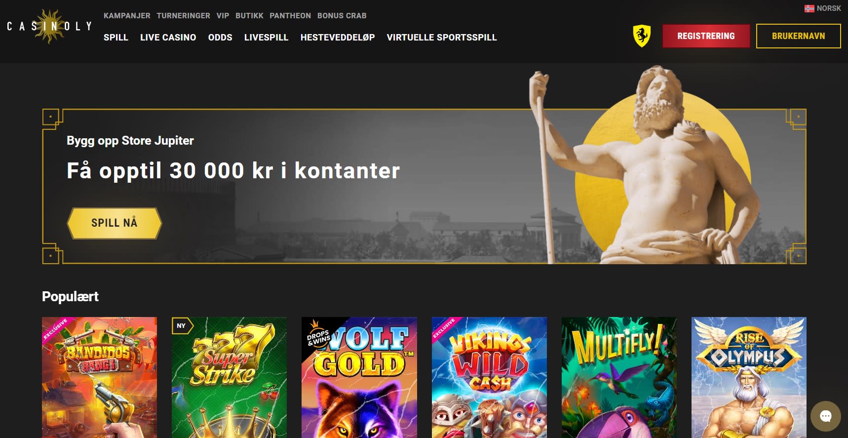 Casinoly Casino Norge 2024