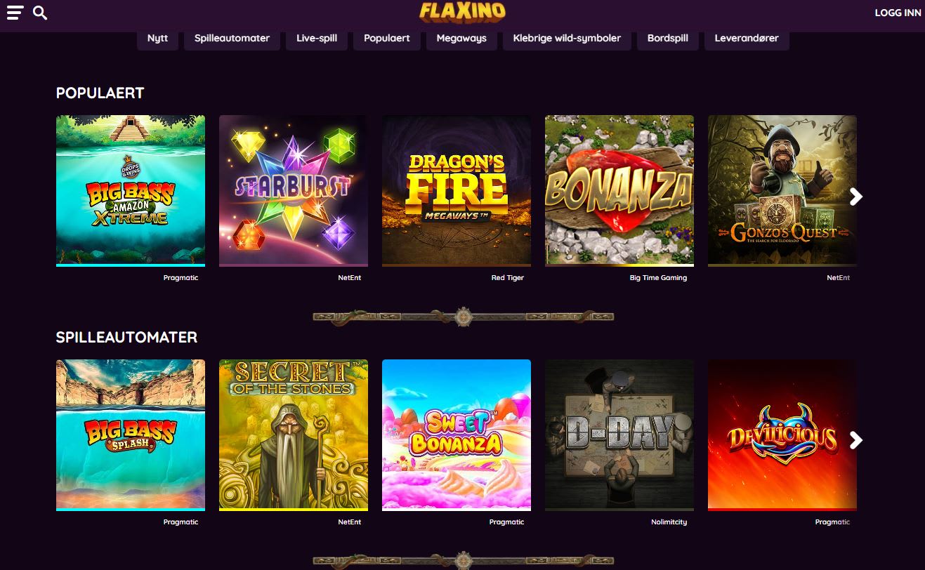 Flaxino Casino Norge 2024