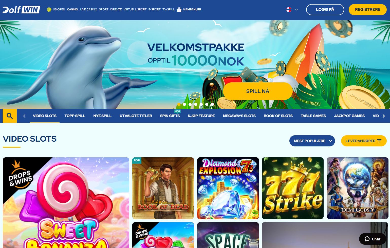 Dolfwin Casino Norge 2024