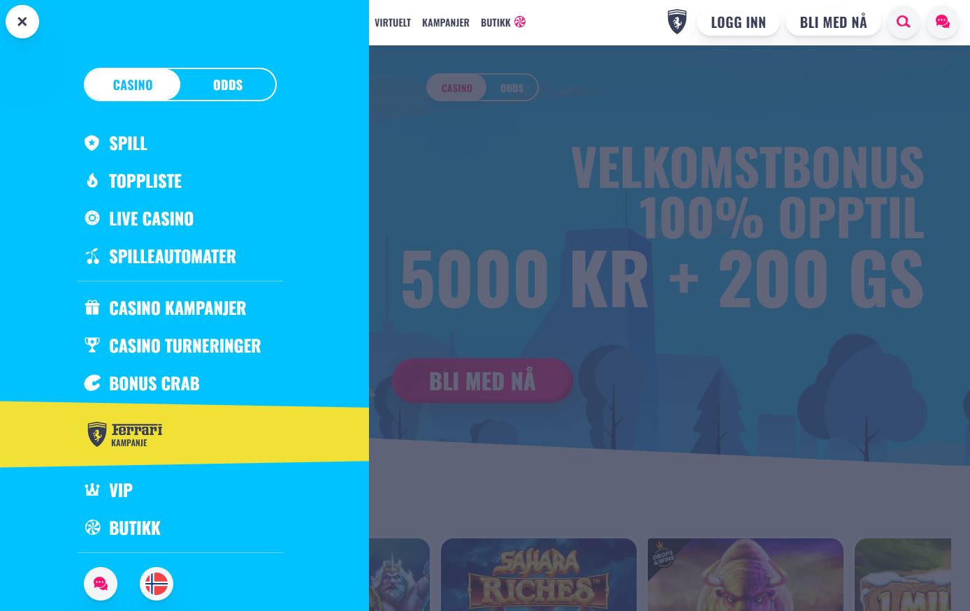 Oh My Spins Casino Norge