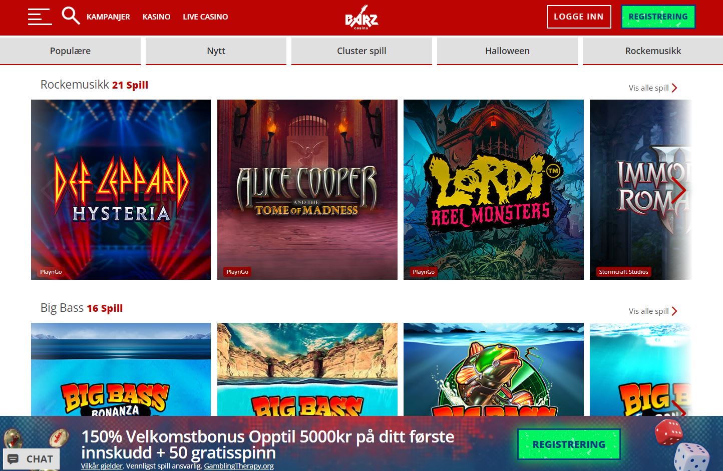 Barz Casino Norge 2024