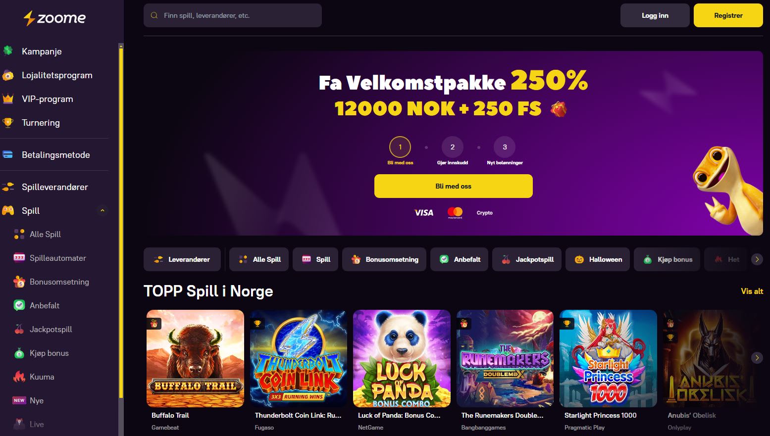Zoome Casino Norge 2024