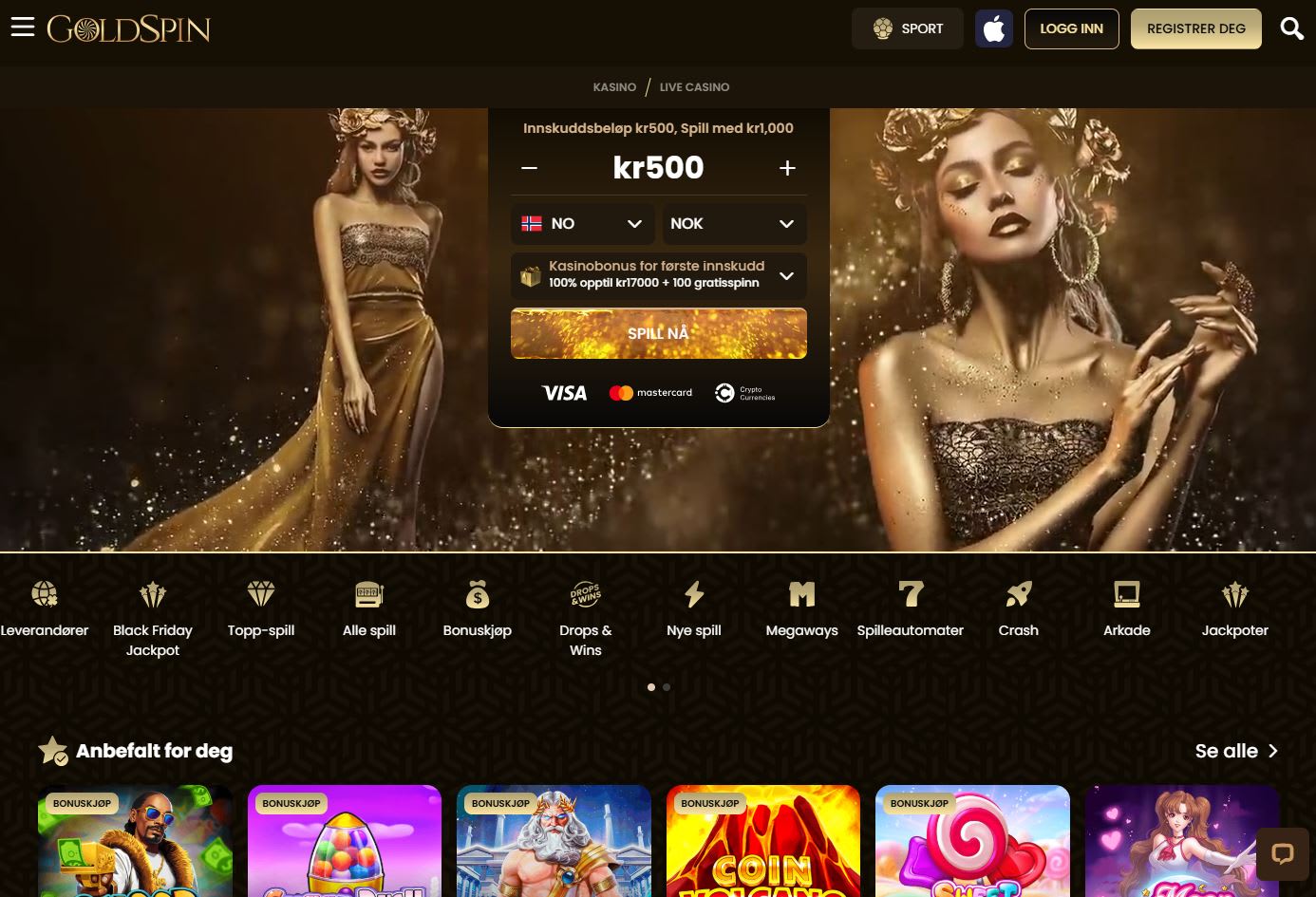 Goldspin Casino Norge 2024