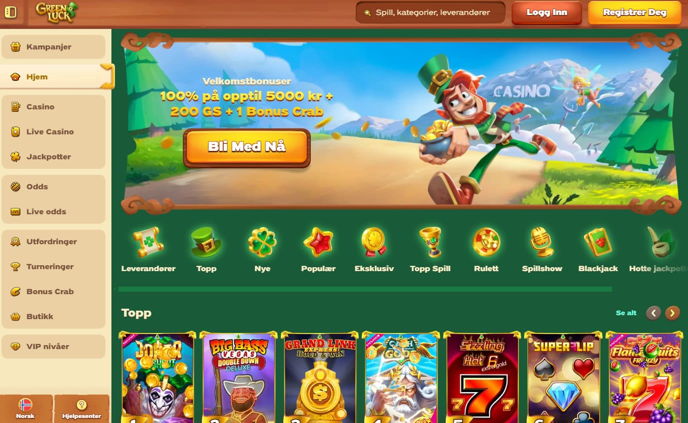 Greenluck Casino Norge 2025