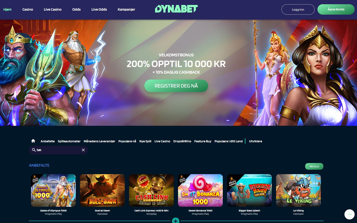 Dynabet Casino Norge 2025