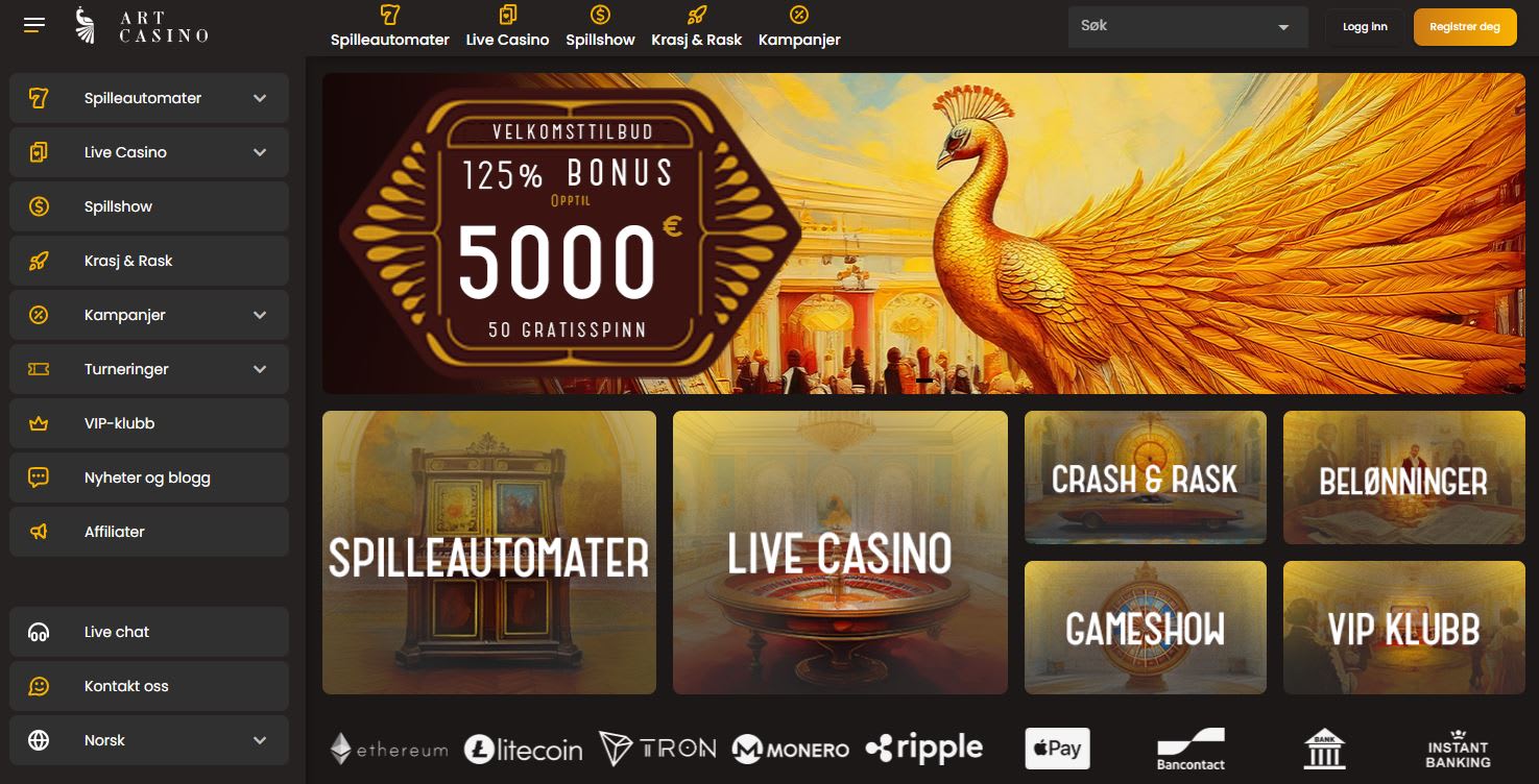 Art Casino Norge 2025