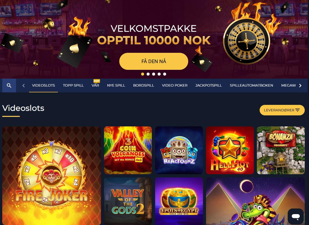 Winscore Casino Norge 2025