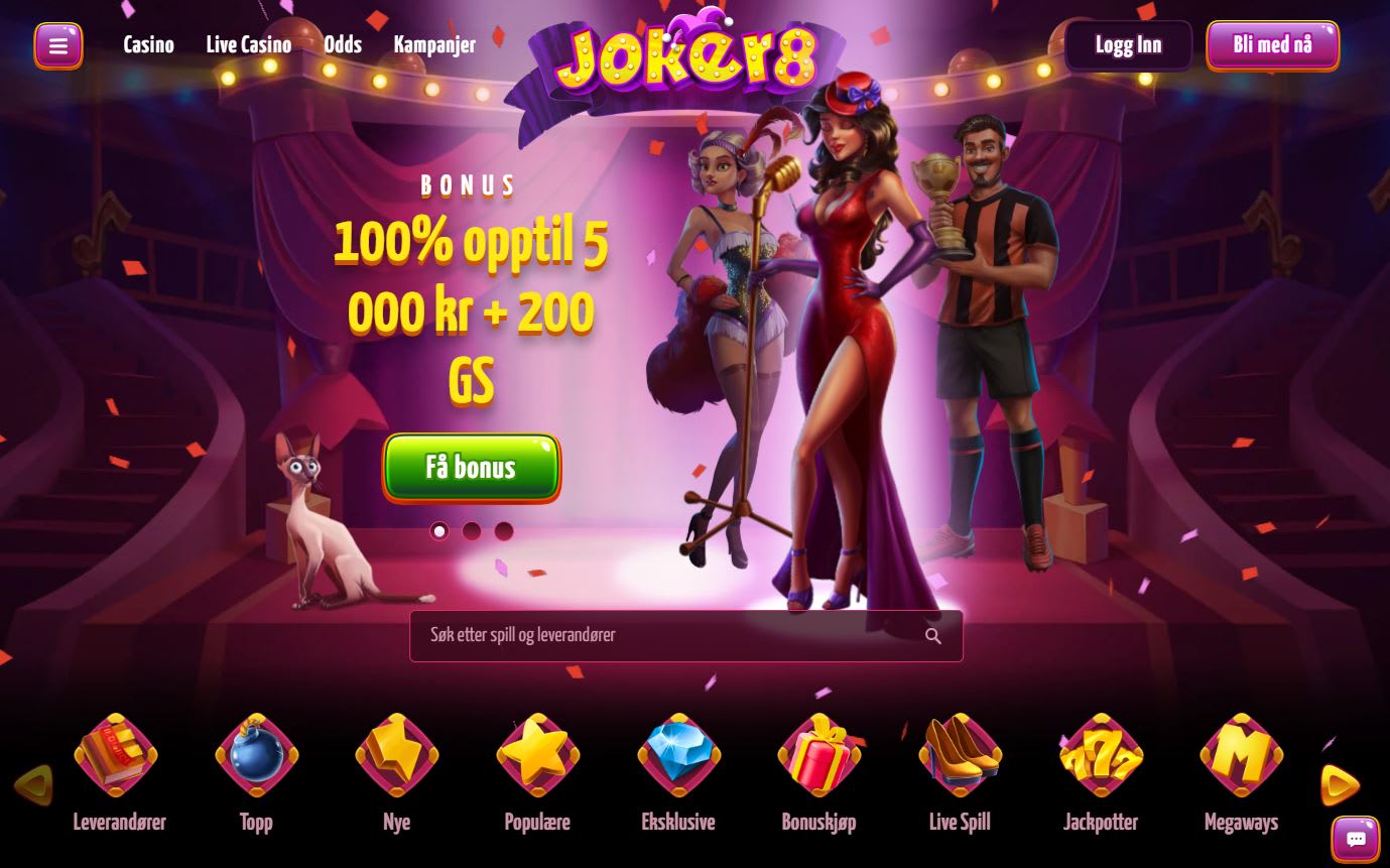 Joker8 Casino Norge 2025