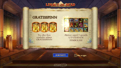 Legacy of Dead Free Spins