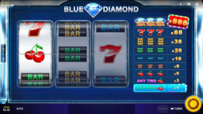 Spilleautomaten Blå diamant