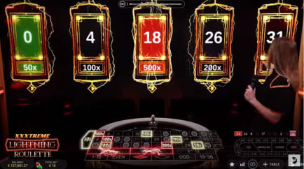 XXXtreme Lightning Roulette Live