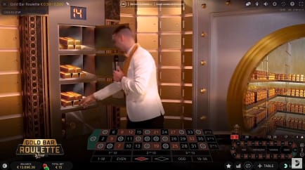 Gold Bar Roulette Live