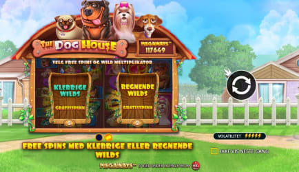 The Dog House Megaways startskjerm