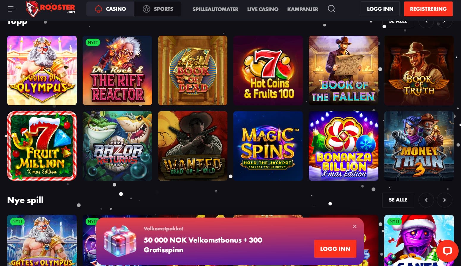 Rooster.bet Casino Norge